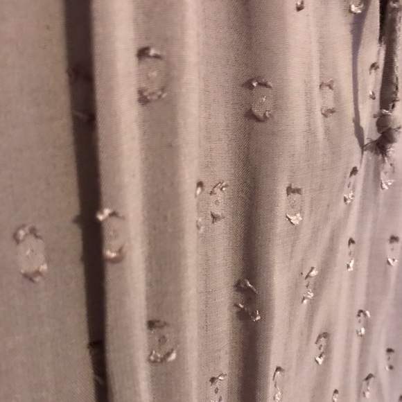 Lavender Ruffle-Neck Blouse - Picture 3 of 4